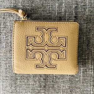 Tory Burch Mini McGraw Leather Wallet